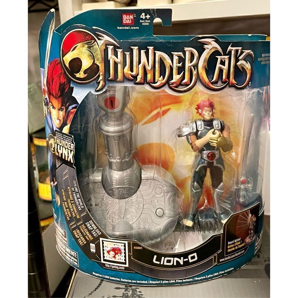 Thundercats Lion-O Thunder Lynx (2011) Bandai 4" Action Figure New on Card